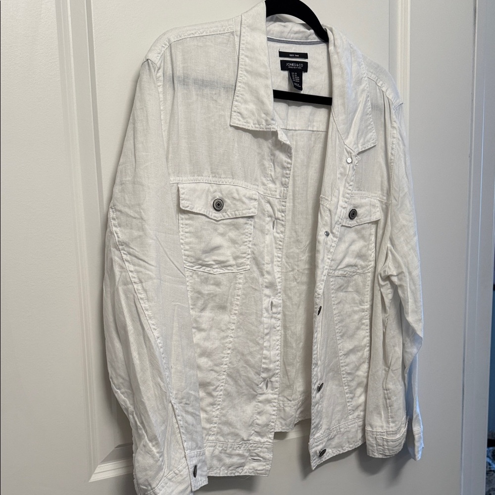 Universal Thread White Denim Jacket - Picture 3 of 5